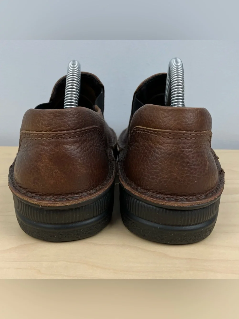 Naot Men’s Size 8.0 (W10) Eiger Brown Leather Slip On Loafer Shoes Clogs